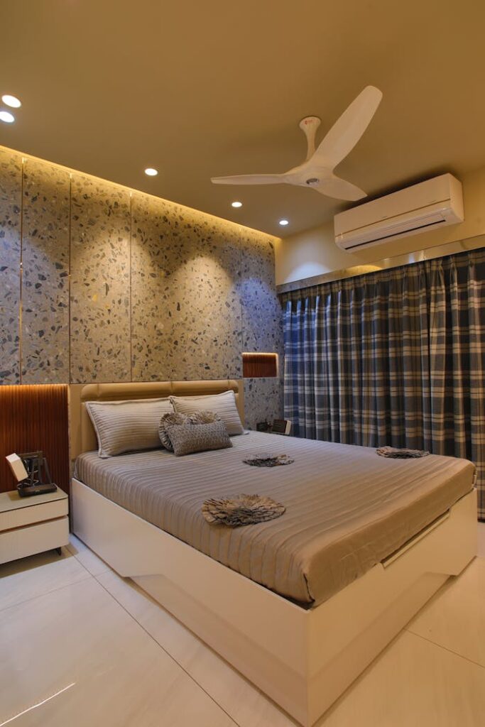 Hotel Room with a Bed
